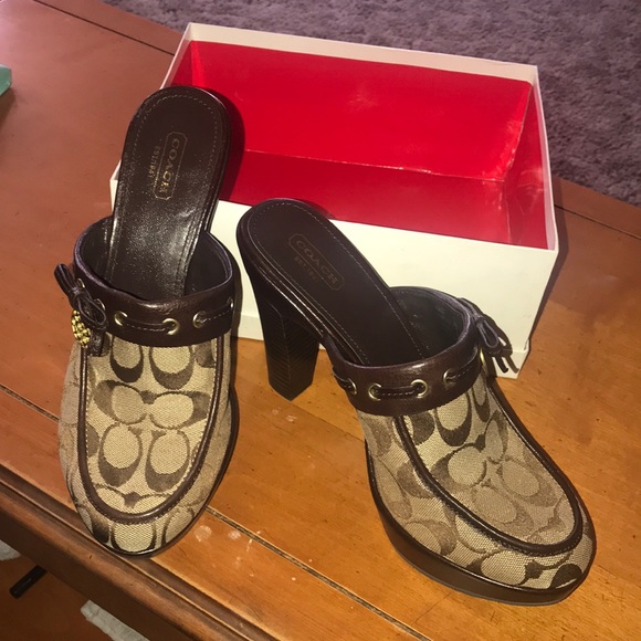 coach mules sale